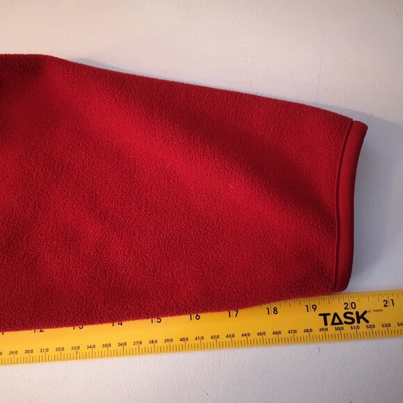 Nevada Men's 1/4 Zip Red Fleece Pullover - Picture 8 of 9